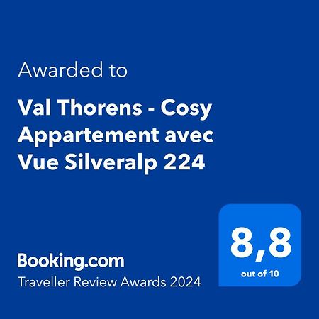 Val Thorens - Cosy Appartement Avec Vue Silveralp 224 Exterior photo