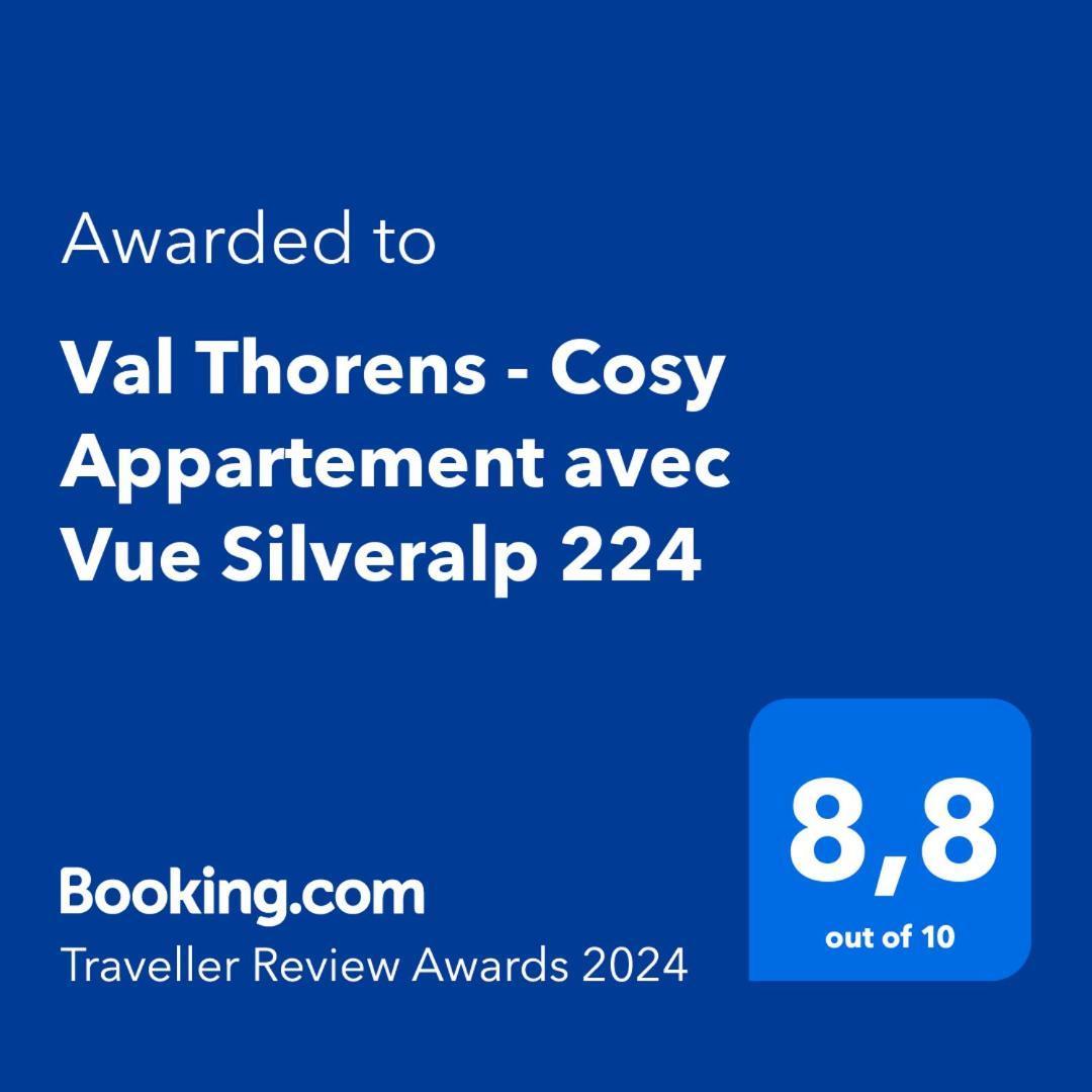 Val Thorens - Cosy Appartement Avec Vue Silveralp 224 Exterior photo